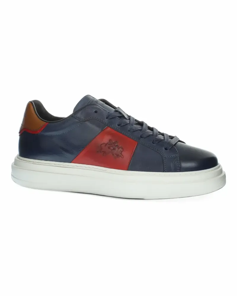 La Martina Sneakers mit Logo-Prägung - Blau Blau