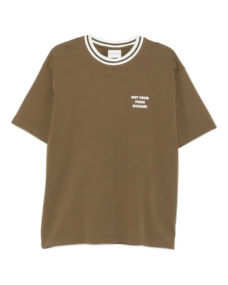 Drôle de Monsieur cotton T-shirt - Grün Grün