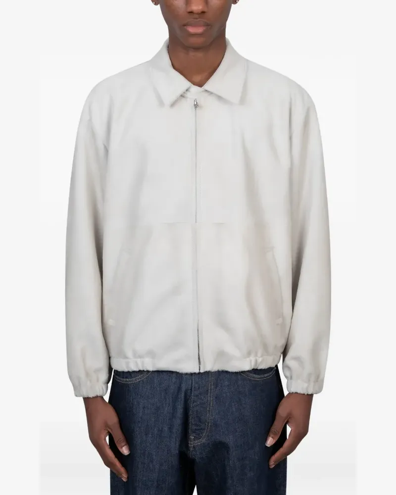 AURALEE Jacke mit Reißverschluss - Weiß Weiß