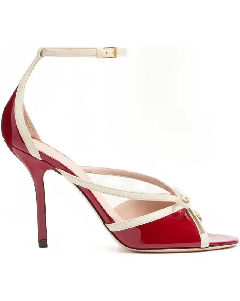 Valentino Garavani Sandalen mit VLogo-Schleife 100mm - Rot Rot