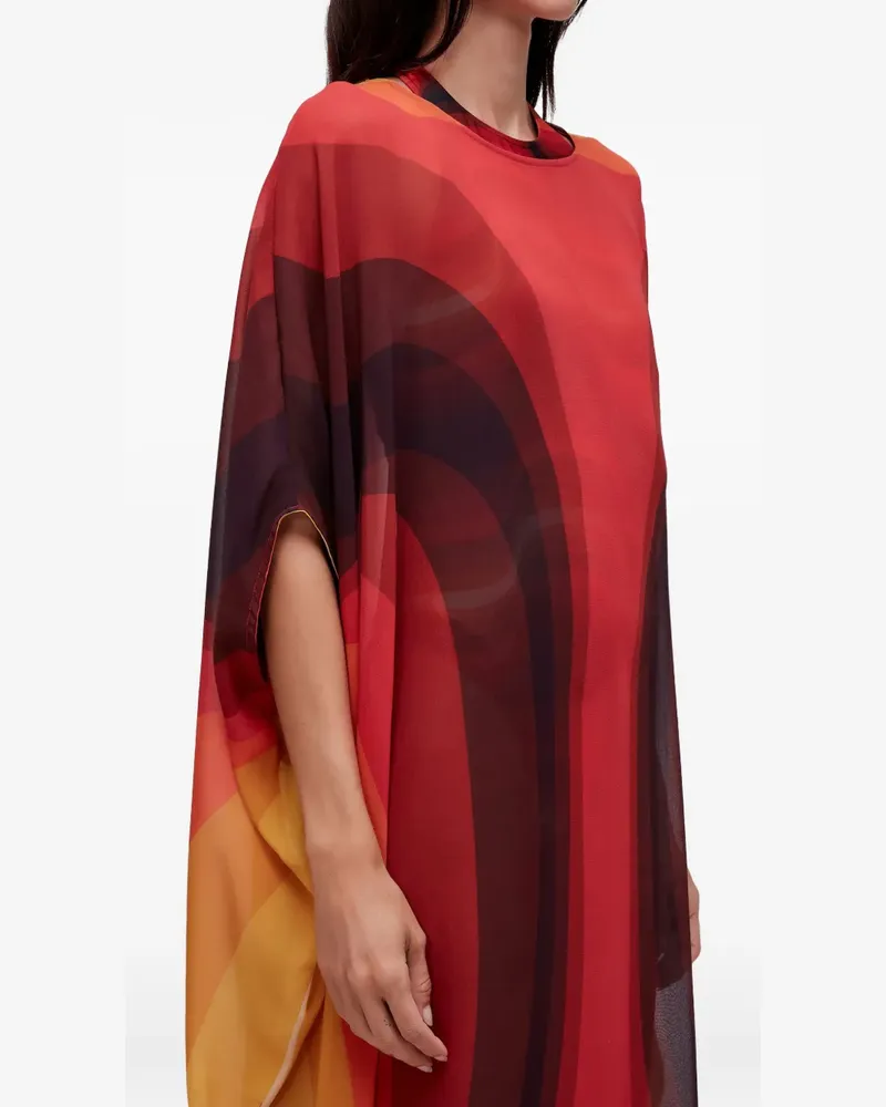 Osklen Ipanema Maxikleid mit Print - Rot Rot