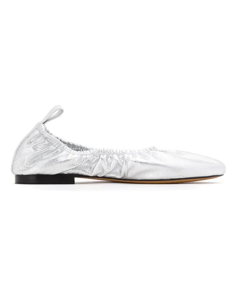 Sarah Chofakian Elastische Ballerinas - Silber Silber
