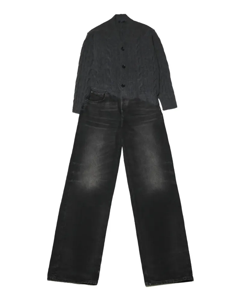 Haikure Janice faded-effect jumpsuit - Grau Grau