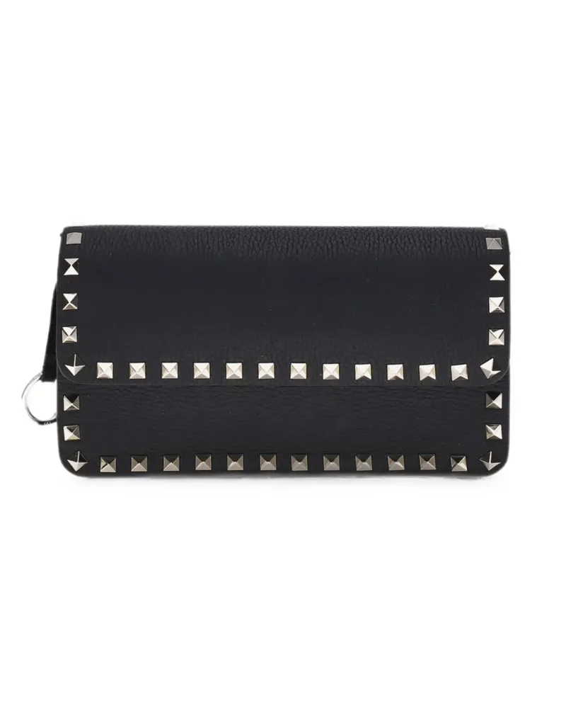 Valentino Garavani Rockstud leather wallet - Schwarz Schwarz