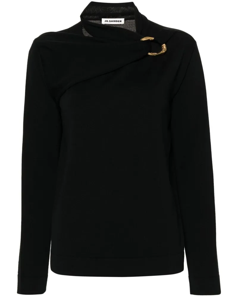 Jil Sander Stricktop Schwarz