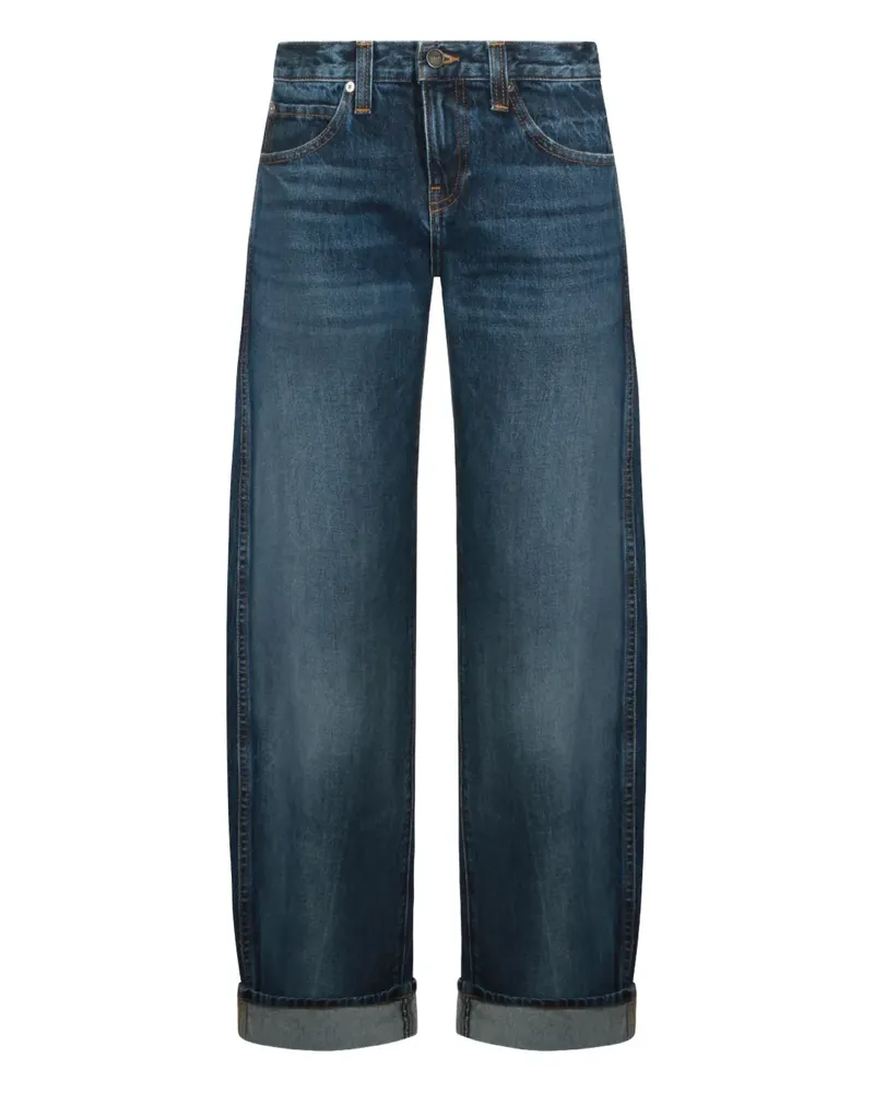 KHAITE Jeans mit Gürtelschlaufe - Blau Blau