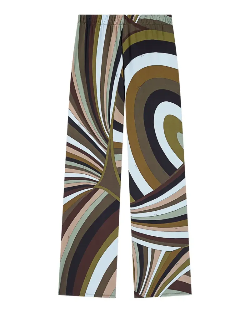 Emilio Pucci Schlaghose mit Iride-Print - Braun Braun