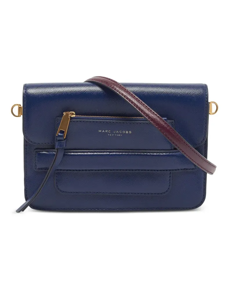 Marc Jacobs Madison Saffiano Schultertasche - Blau Blau