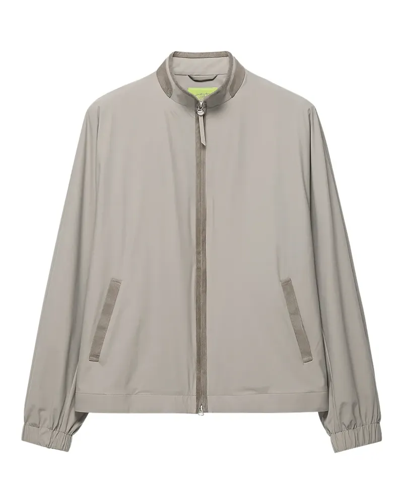 Shanghai Tang Mandarin Jacke mit Stehkragen - Nude Nude