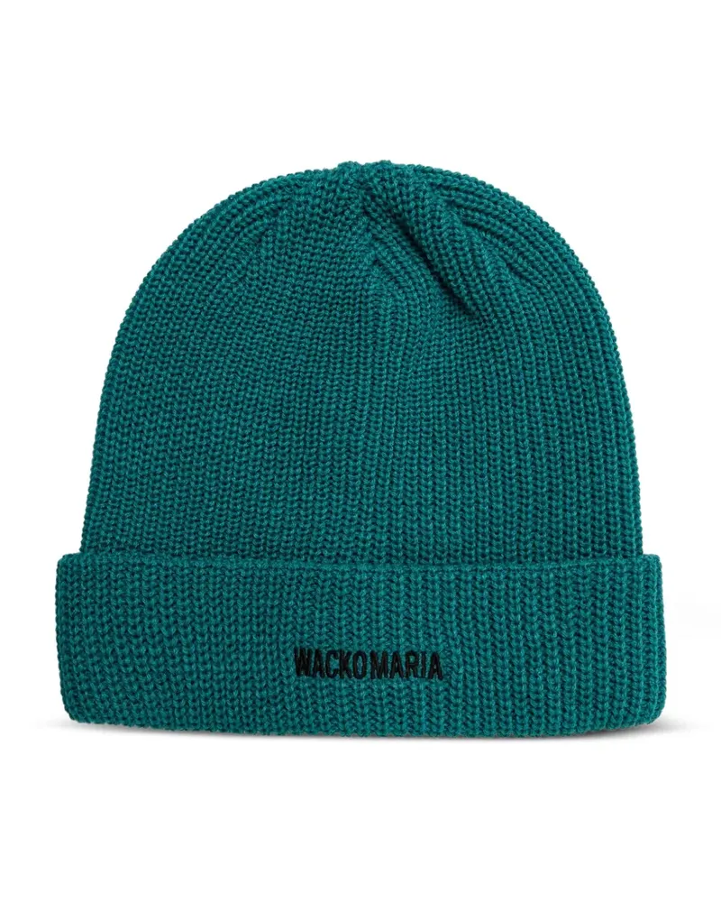 Wacko Maria Beanie mit Logo-Stickerei - Grün Grün
