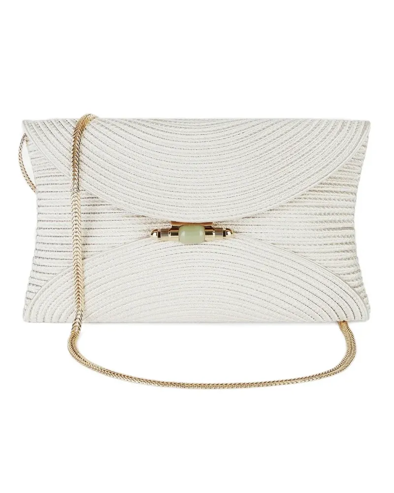 Shanghai Tang Tang Bamboo clutch bag - Nude Nude