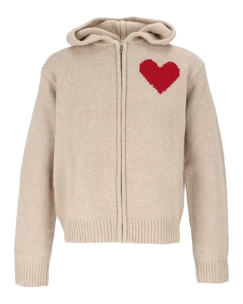 MC2 Saint Barth Kyla zip-up hoodie - Nude Nude
