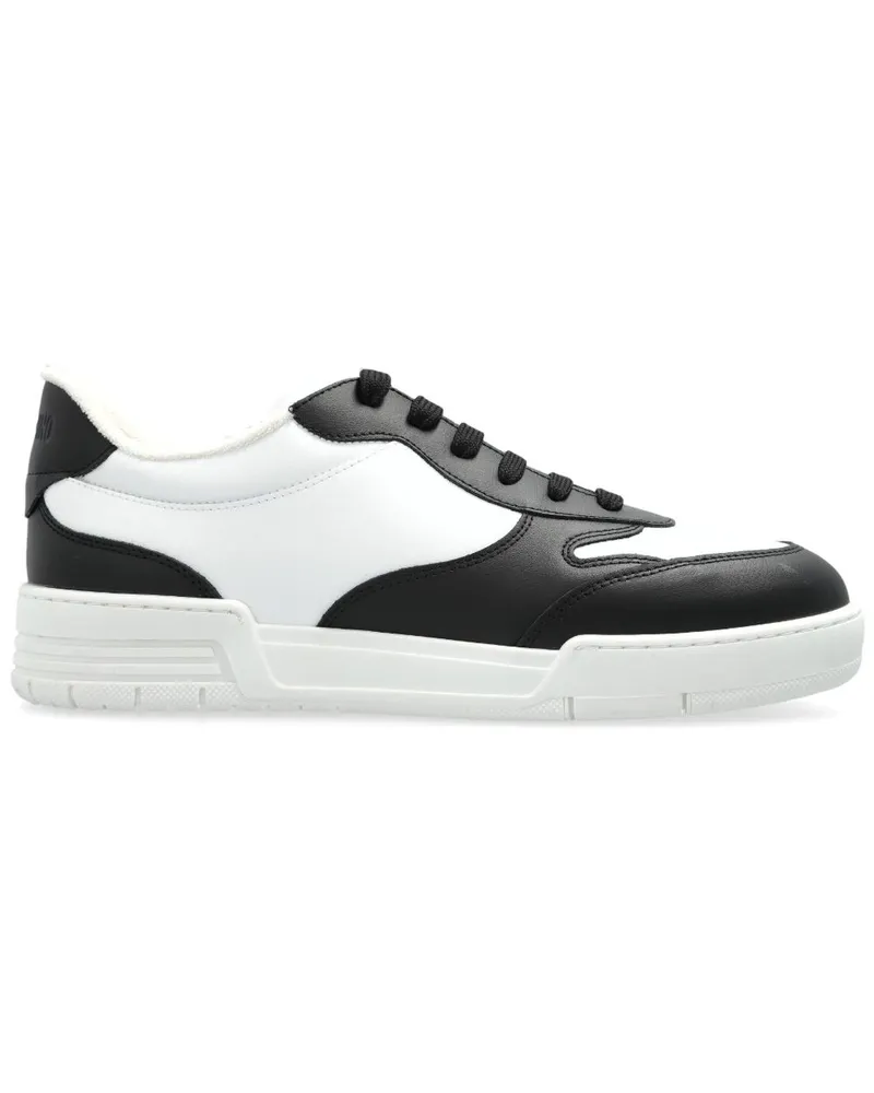 Moschino Klassische Sneakers - Weiß Weiß