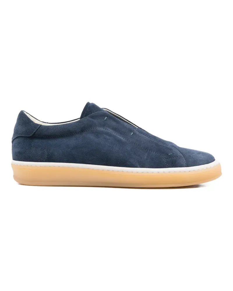 Eleventy Slip-On-Sneakers aus Wildleder - Blau Blau