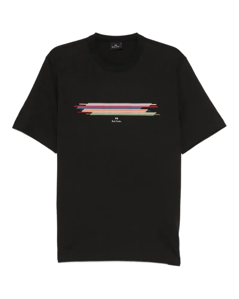 Paul Smith T-Shirt mit grafischem Print - Schwarz Schwarz