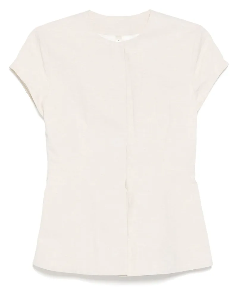 Lauren Manoogian New Structure Bluse - Nude Nude