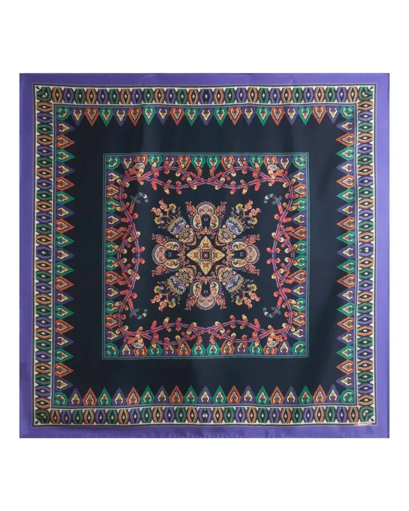 Etro silk scarf - Schwarz Schwarz