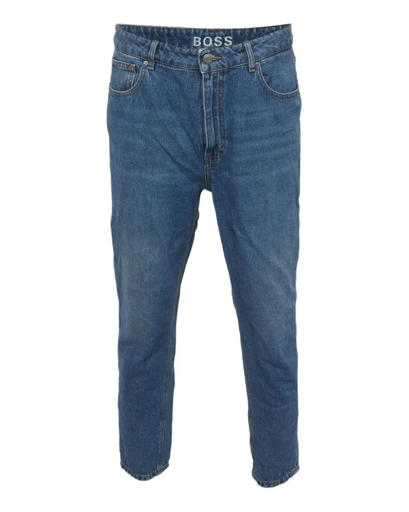 HUGO BOSS Jeans mit Knopfdetail - Blau Blau