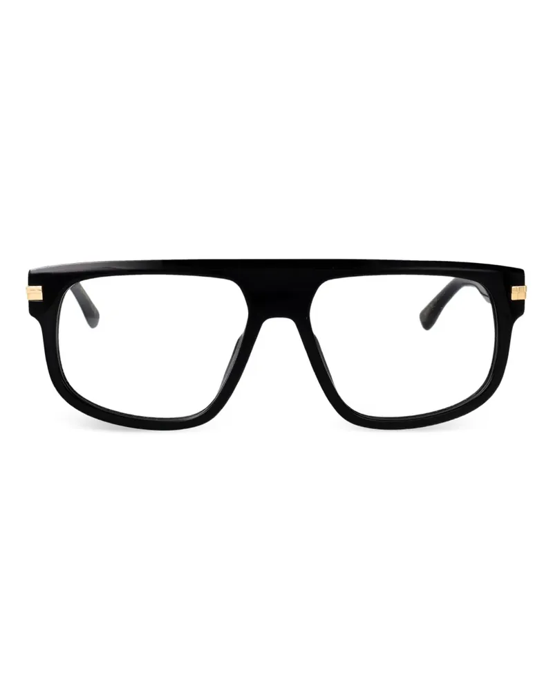 Dsquared2 Brille mit eckigem Gestell - Schwarz Schwarz