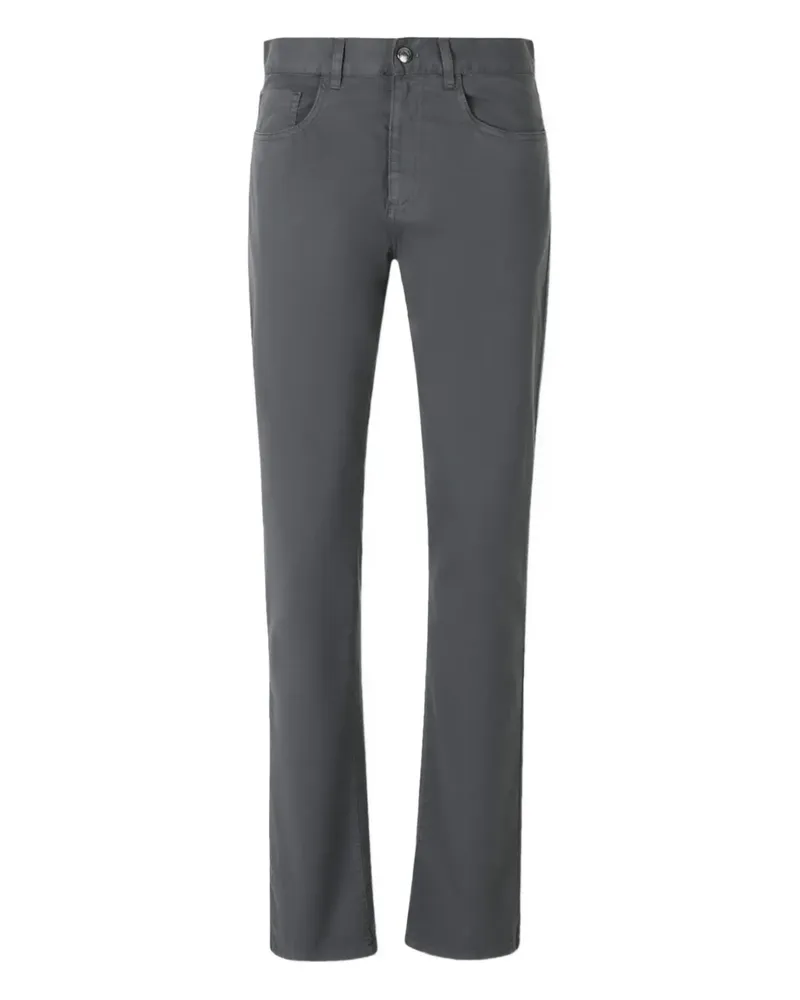Canali tonal-stitching jeans - Grau Grau