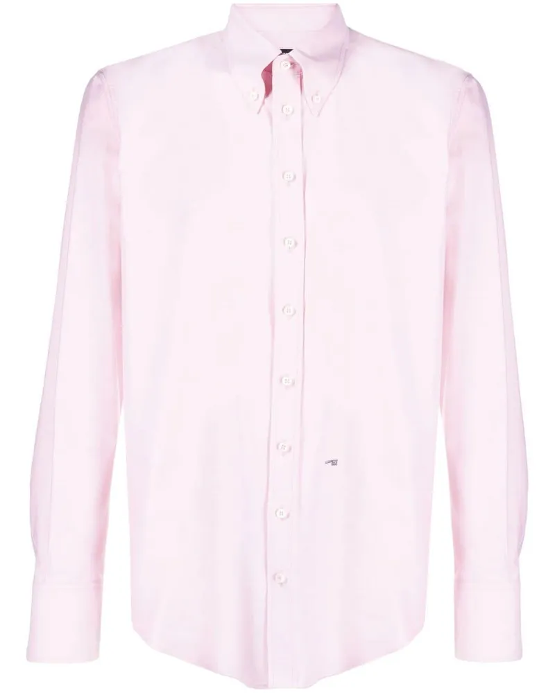 Dsquared2 Hemd mit Logo-Print - Rosa Rosa