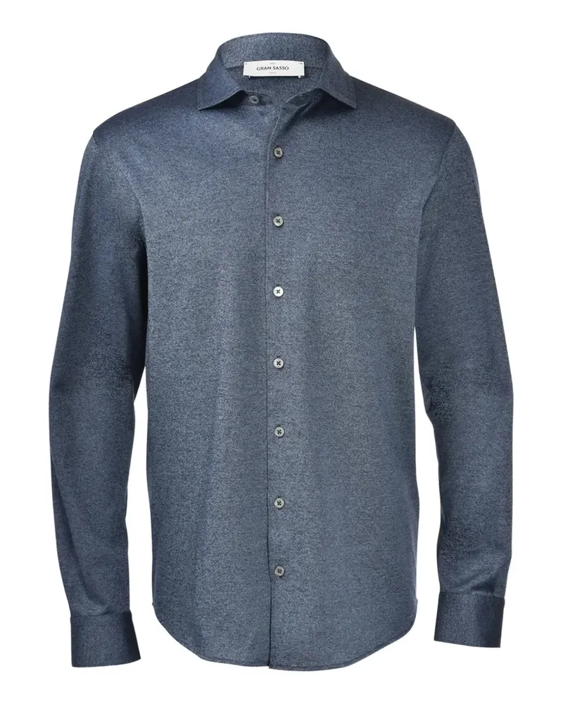 Gran Sasso Klassisches Hemd - Blau Blau
