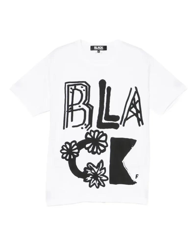 Comme des Garçons T-Shirt mit grafischem Print - Weiß Weiß