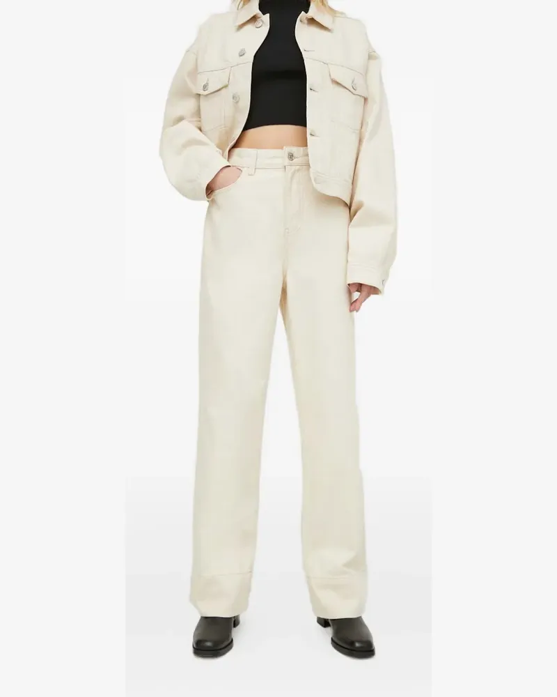 Won Hundred button-fastening trousers - Weiß Weiß