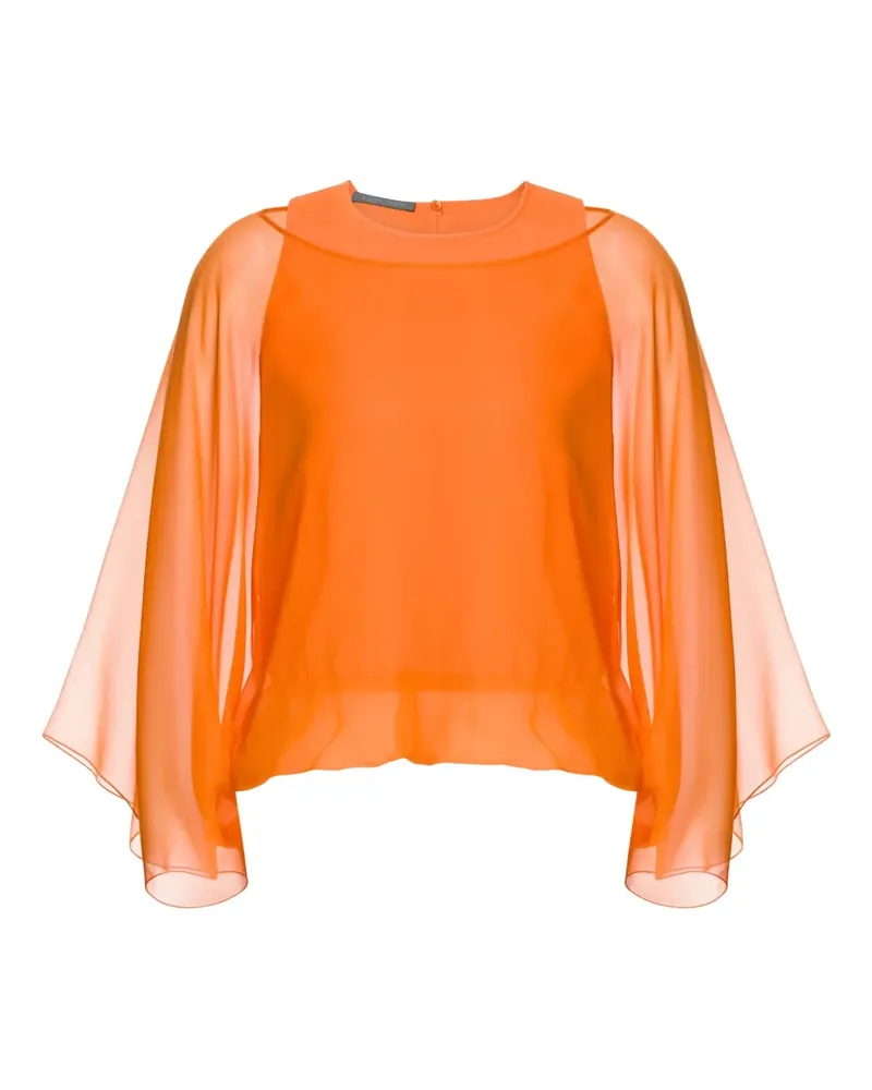 Alberta Ferretti Bluse aus Seide - Orange Orange