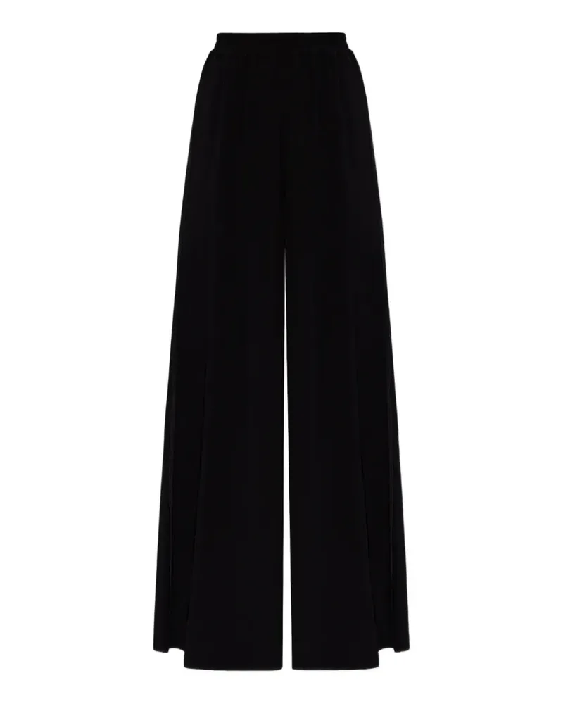 Max Mara Hose mit Stretcheinsatz - Schwarz Schwarz