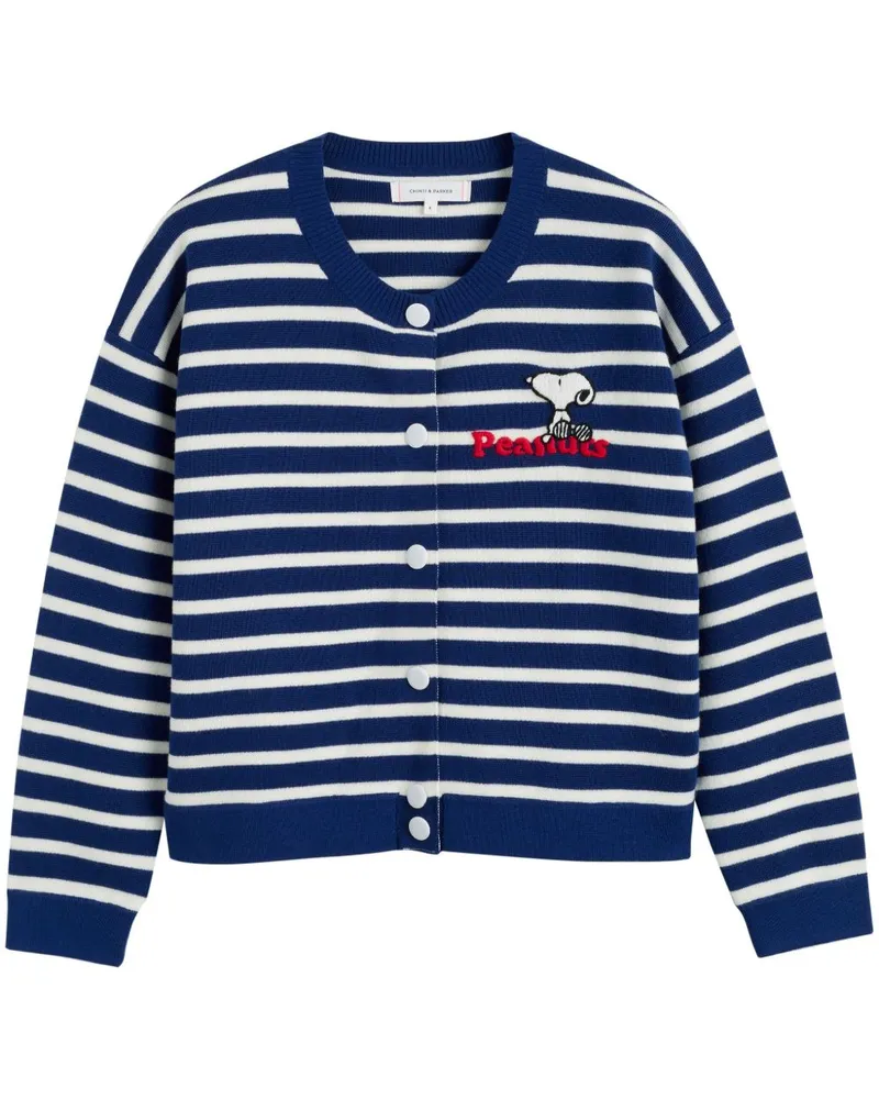 Chinti & Parker Snoopy Cardigan - Blau Blau