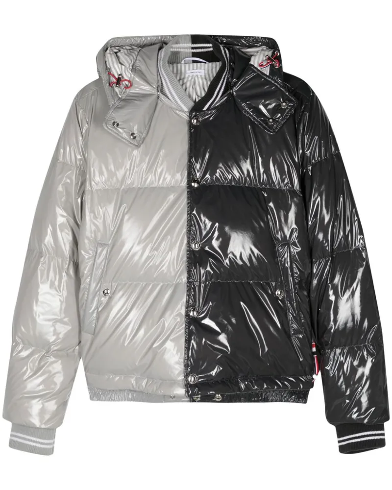 Thom Browne Gefütterte Jacke - Grau Grau