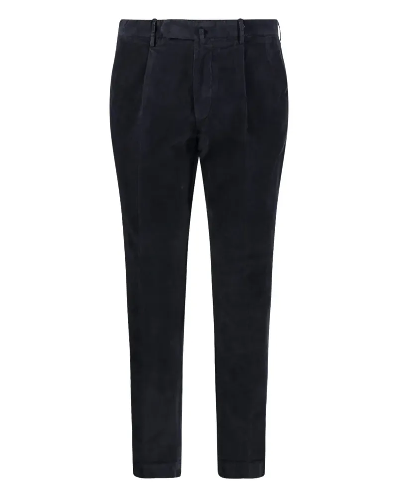 Biagio Santaniello Cordhose mit Falten - Grau Grau