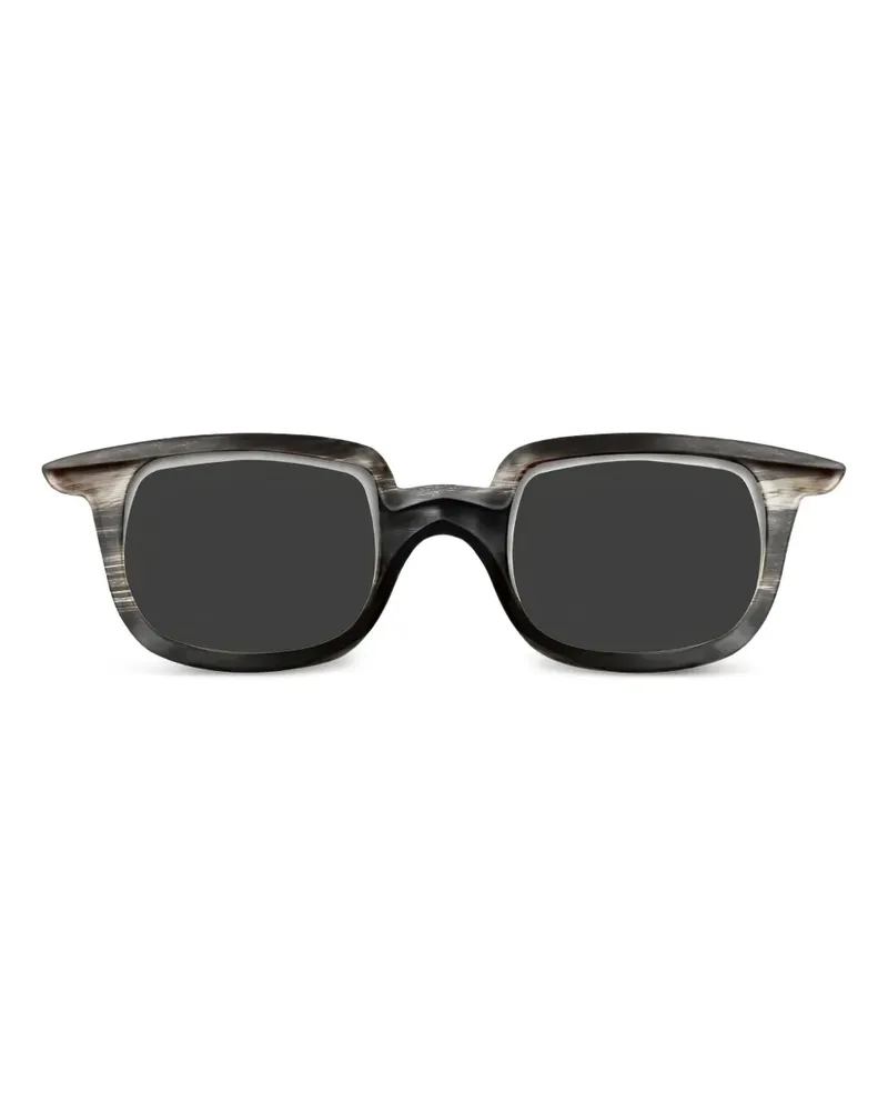 RIGARDS Sonnenbrille mit eckigem Gestell - Schwarz Schwarz