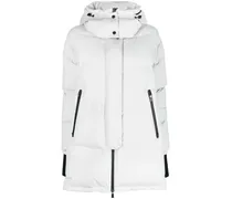 Daunenmantel mit Kapuze - Grau