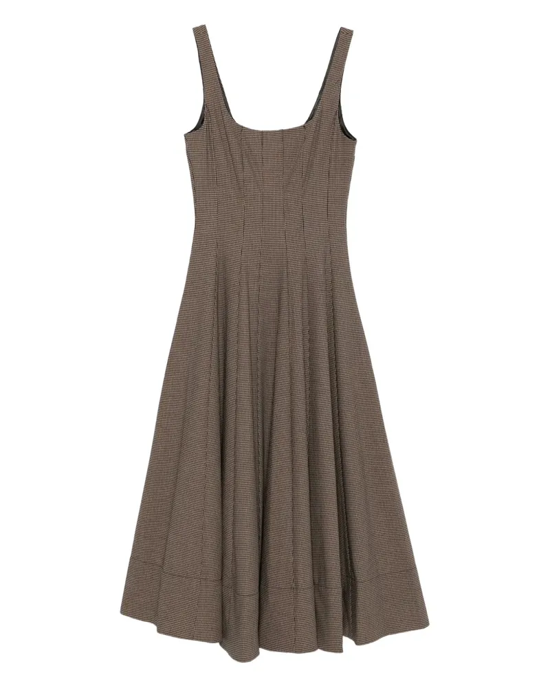 STAUD Wells' Kleid - Braun Braun