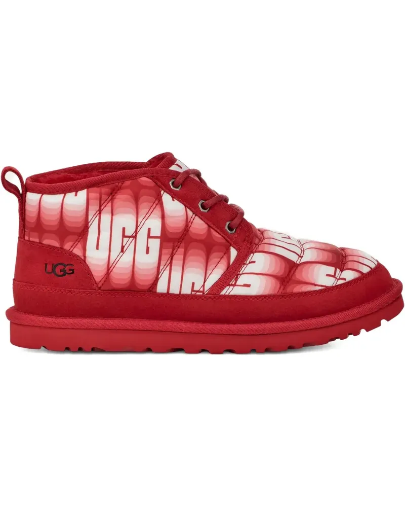 UGG Neumel LTA Wavelength Chukka "Red/White" Stiefel - Rot Rot