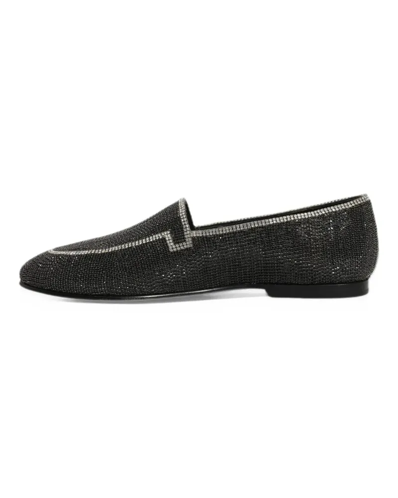 Dolce & Gabbana crystal-embellished loafers - Schwarz Schwarz