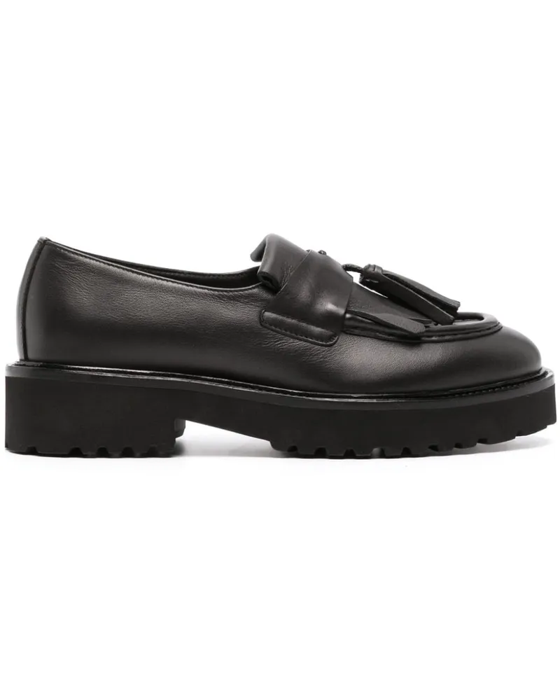 Doucal´s Loafer mit Quasten Schwarz