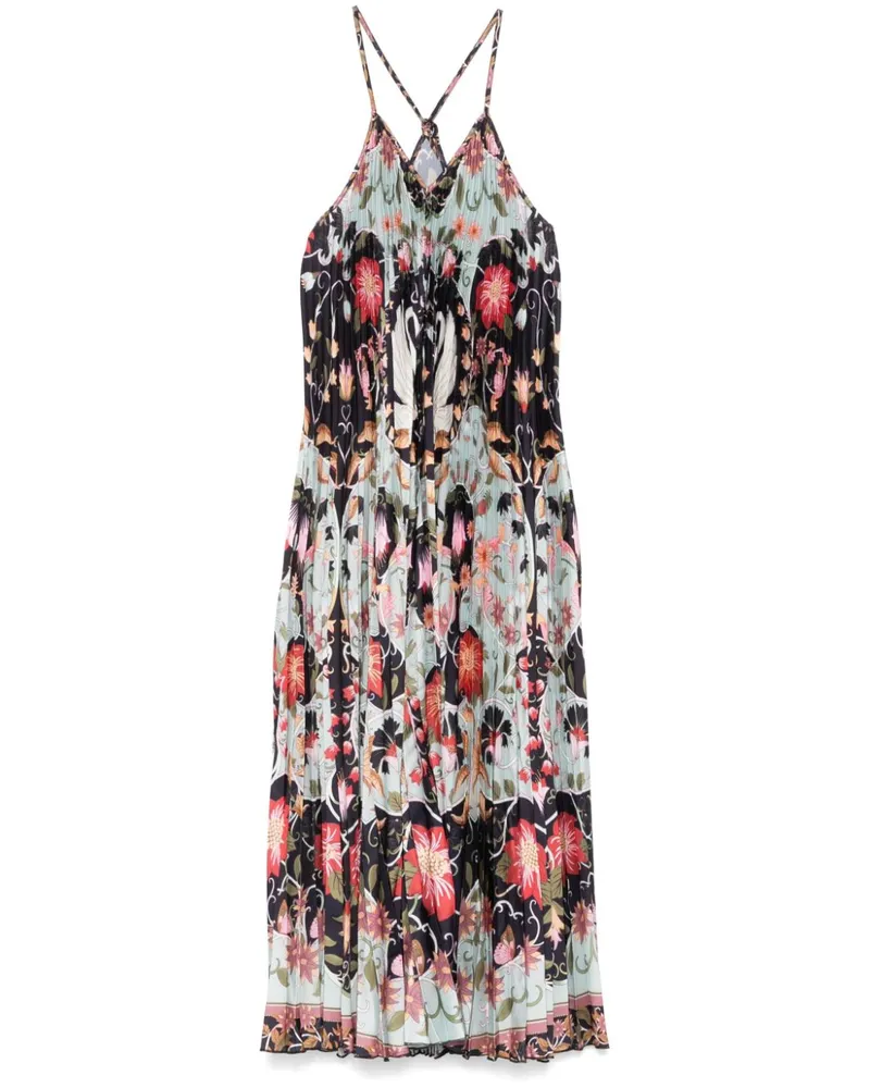 FARM Rio Ärmelloses Midikleid mit Falten - Blau Blau