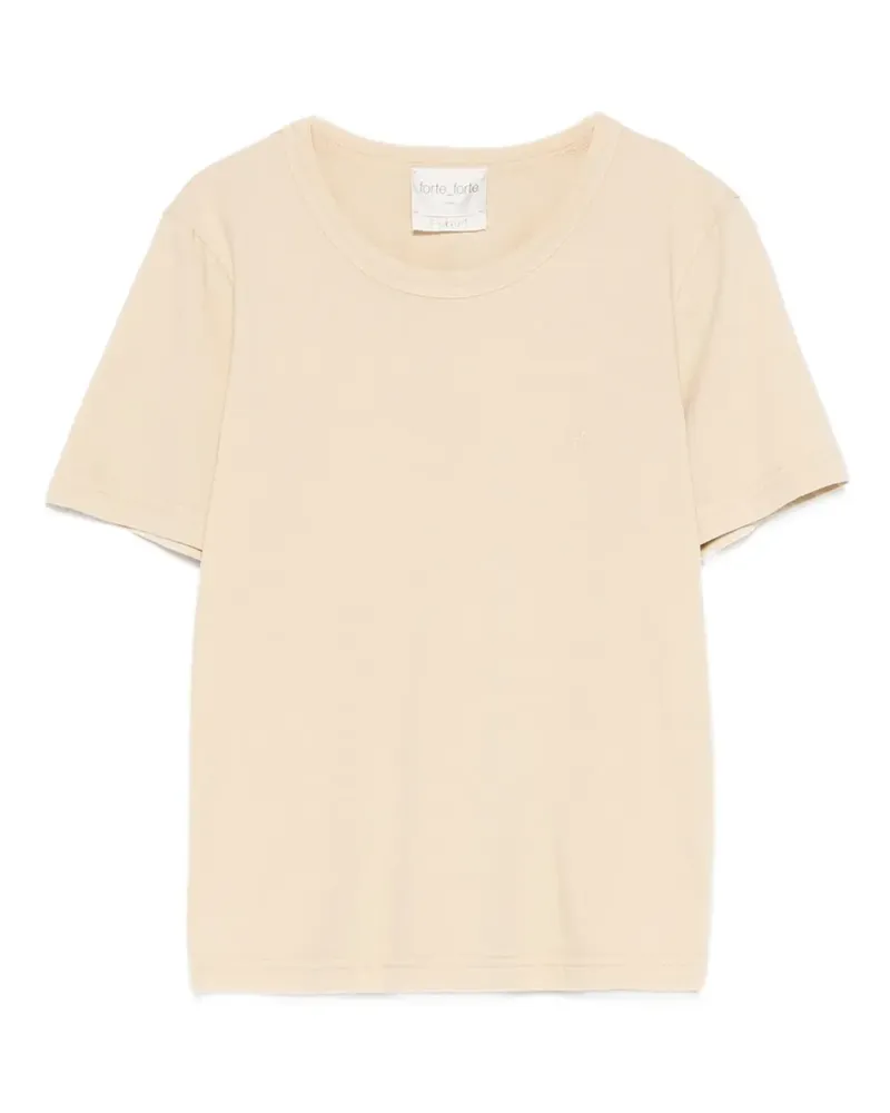 forte_forte Klassisches T-Shirt - Nude Nude