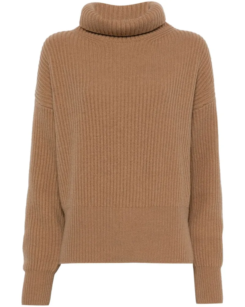 Moncler Pullover mit Logo-Patch - Nude Nude