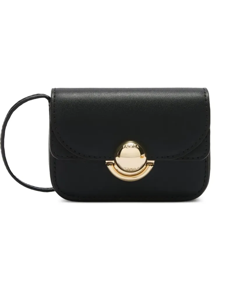 Furla Sfera Schultertasche mit Logo - Schwarz Schwarz