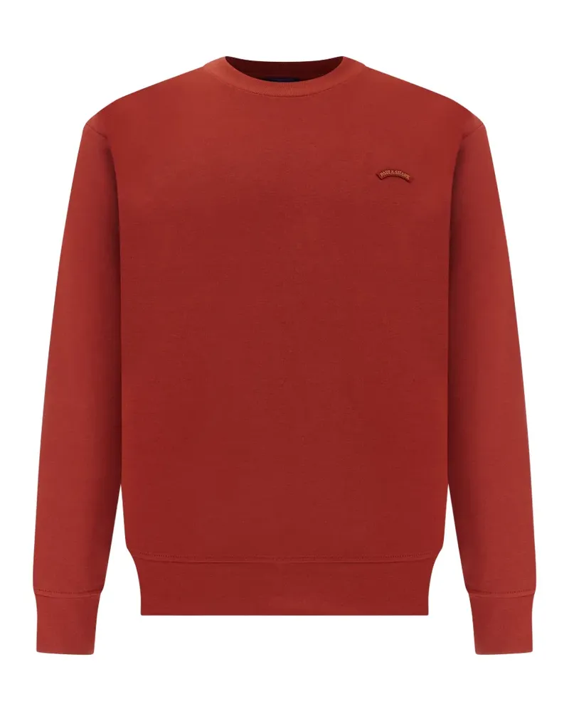 Paul & Shark Sweatshirt mit Rundhalsausschnitt - Rot Rot