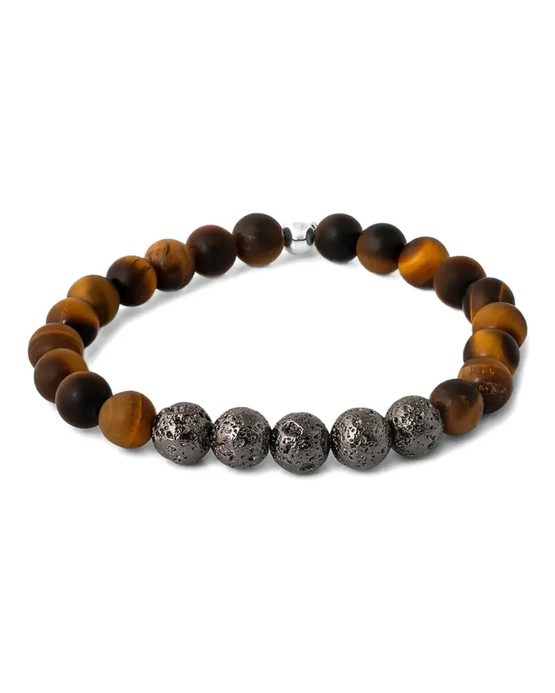 Tateossian beaded bracelet - Silber Silber