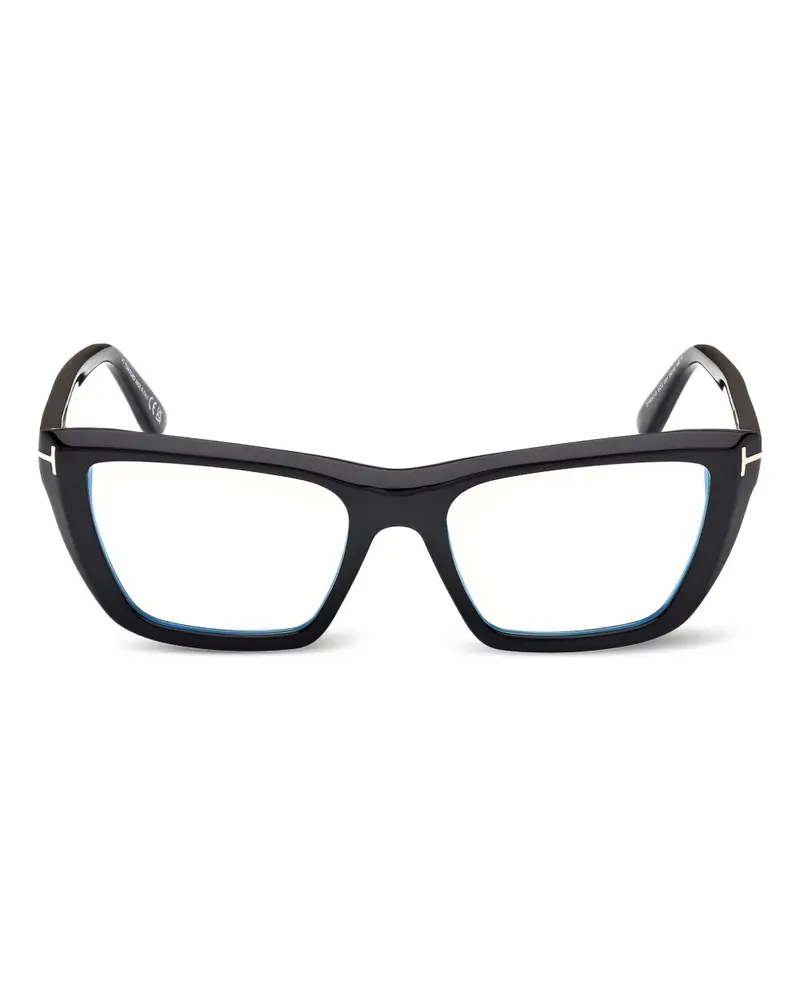 Tom Ford Brille mit eckigem Gestell - Schwarz Schwarz