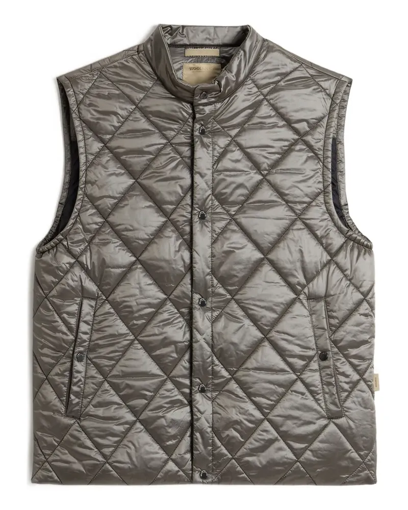 Woolrich Top mit Rautensteppung - Grau Grau