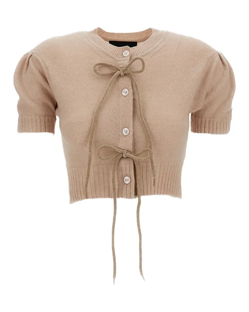 Simone Rocha Cardigan mit Schnürung - Nude Nude