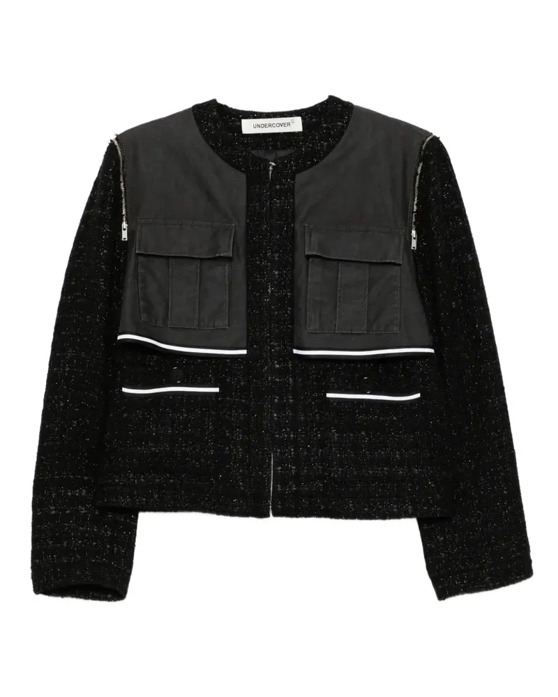 Undercover Tweed-Sakko - Schwarz Schwarz