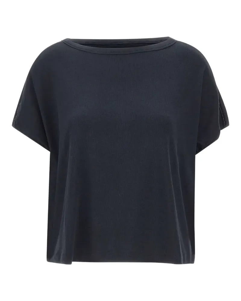 Fabiana Filippi cap-sleeve T-shirt - Blau Blau